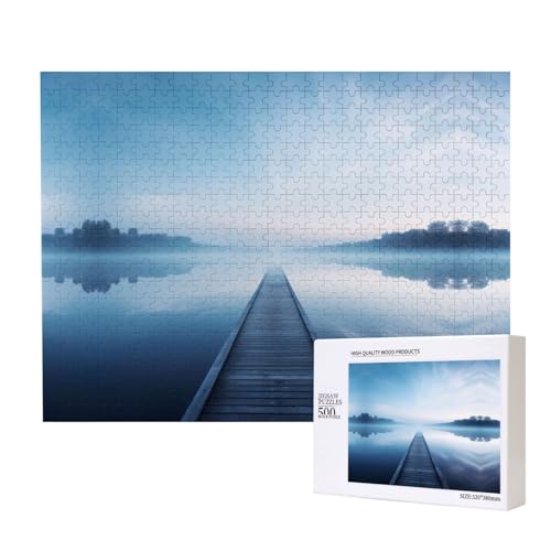 Poezjzw Laihe Brücken-Puzzles für Erwachsene, 500 Teile, Holzpuzzle für Familie, Freunde, Heimdekoration, Wandkunst, 50,4 x 38,1 cm Poezjzw Laihe Brücken-Puzzles für Erwachsene, 500 Teile, Holzpuzzle für Familie, Freunde, Heimdekoration, Wandkunst, 50,4 x 38,1 cm von POEZJZW