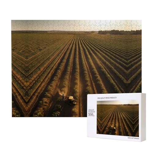 Poezjzw Land of Hope Puzzles für Erwachsene, 500 Teile, Holzpuzzle für Familie, Freunde, Heimdekoration, Wandkunst, 500 x 38 cm Poezjzw Land of Hope Puzzles für Erwachsene, 500 Teile, Holzpuzzle für Familie, Freunde, Heimdekoration, Wandkunst, 500 x 38 cm von POEZJZW