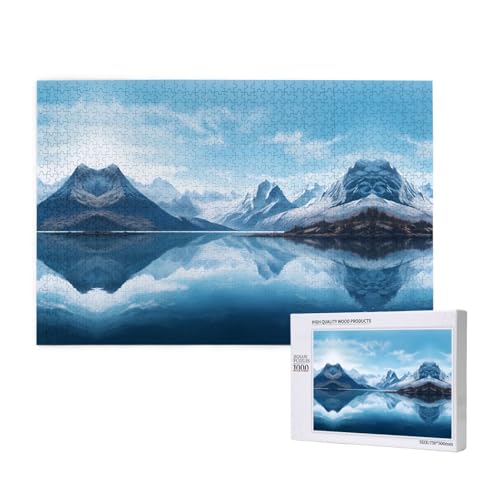 Poezjzw Lochs Puzzles für Erwachsene, 1000 Teile, Holzpuzzle für Familie, Freunde, Heimdekoration, Wandkunst, 75 x 50 cm von POEZJZW