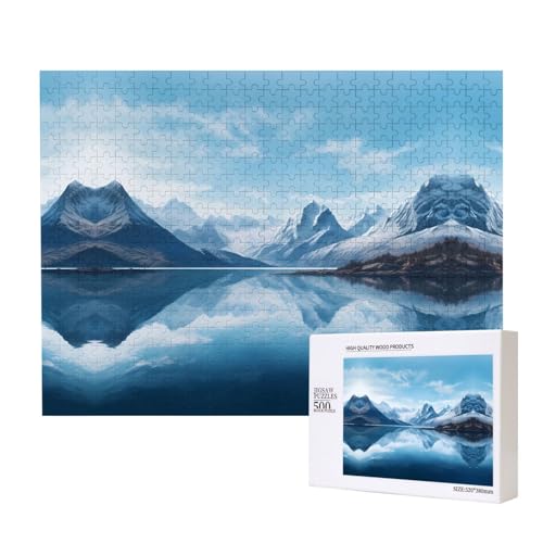 Poezjzw Lochs Puzzles für Erwachsene, 500 Teile, Holzpuzzle für Familie, Freunde, Heimdekoration, Wandkunst, 50 x 38 cm Poezjzw Lochs Puzzles für Erwachsene, 500 Teile, Holzpuzzle für Familie, Freunde, Heimdekoration, Wandkunst, 50 x 38 cm von POEZJZW