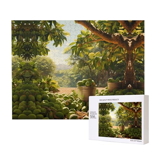 Poezjzw Macadamia Puzzles für Erwachsene, 500 Teile, Holzpuzzle für Familie, Freunde, Heimdekoration, Wandkunst, 50 x 38 cm Poezjzw Macadamia Puzzles für Erwachsene, 500 Teile, Holzpuzzle für Familie, Freunde, Heimdekoration, Wandkunst, 50 x 38 cm von POEZJZW