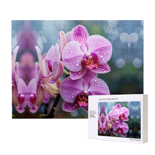 Poezjzw Malaysische Nationalblumen-Puzzles für Erwachsene, 500 Teile, Holzpuzzle für Familie, Freunde, Heimdekoration, Wandkunst, 50 x 38 cm Poezjzw Malaysische Nationalblumen-Puzzles für Erwachsene, 500 Teile, Holzpuzzle für Familie, Freunde, Heimdekoration, Wandkunst, 50 x 38 cm von POEZJZW