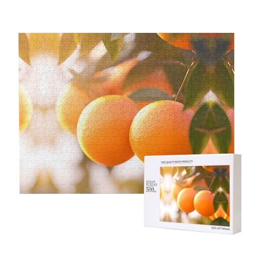 Poezjzw Mandarine Puzzles für Erwachsene, 500 Teile, Holzpuzzle für Familie, Freunde, Heimdekoration, Wandkunst, 50 x 38 cm Poezjzw Mandarine Puzzles für Erwachsene, 500 Teile, Holzpuzzle für Familie, Freunde, Heimdekoration, Wandkunst, 50 x 38 cm von POEZJZW