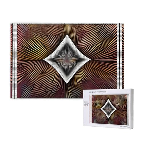 Poezjzw Mathematik-Puzzle für Erwachsene, klassisches Puzzle, 1000 Teile, Holzpuzzle, moderne Heimdekoration, intellektuelles Spiel, 75 x 50 cm von POEZJZW