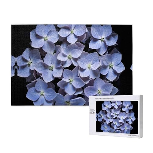 Poezjzw Mauve Hortensien Puzzles für Erwachsene, 1000 Teile, Holzpuzzle für Familie, Freunde, Heimdekoration, Wandkunst, 75 x 50 cm Poezjzw Mauve Hortensien Puzzles für Erwachsene, 1000 Teile, Holzpuzzle für Familie, Freunde, Heimdekoration, Wandkunst, 75 x 50 cm von POEZJZW