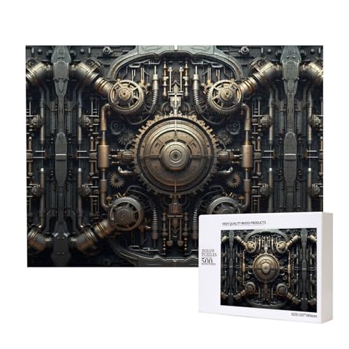 Poezjzw Mechaniker-Puzzles für Erwachsene, 500 Teile, Holzpuzzle für Familie, Freunde, Heimdekoration, Wandkunst, 50 x 38 cm Poezjzw Mechaniker-Puzzles für Erwachsene, 500 Teile, Holzpuzzle für Familie, Freunde, Heimdekoration, Wandkunst, 50 x 38 cm von POEZJZW