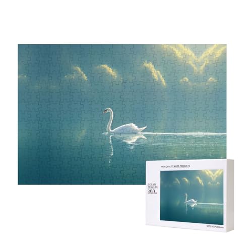 Poezjzw Middle Goose River Puzzles für Erwachsene, 300 Teile, Holzpuzzle für Familie, Freunde, Heimdekoration, Wandkunst, 15,7 x 27,9 cm Poezjzw Middle Goose River Puzzles für Erwachsene, 300 Teile, Holzpuzzle für Familie, Freunde, Heimdekoration, Wandkunst, 15,7 x 27,9 cm von POEZJZW
