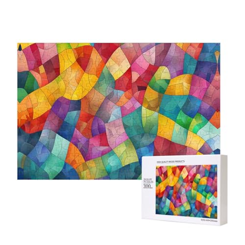 Poezjzw Mosaik-Farbkarten-Puzzles für Erwachsene, 300 Teile, Holzpuzzle für Familie, Freunde, Heimdekoration, Wandkunst, 15,7 x 27,9 cm Poezjzw Mosaik-Farbkarten-Puzzles für Erwachsene, 300 Teile, Holzpuzzle für Familie, Freunde, Heimdekoration, Wandkunst, 15,7 x 27,9 cm von POEZJZW