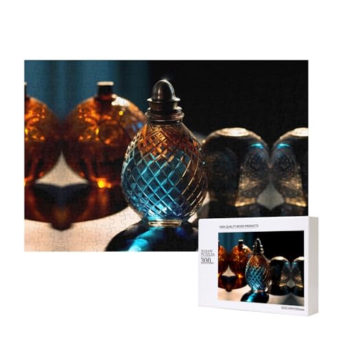 Poezjzw Nylon-Puzzles für Erwachsene, 300 Teile, Holzpuzzle für Familie, Freunde, Heimdekoration, Wandkunst, 15,7 x 27,9 cm Poezjzw Nylon-Puzzles für Erwachsene, 300 Teile, Holzpuzzle für Familie, Freunde, Heimdekoration, Wandkunst, 15,7 x 27,9 cm von POEZJZW