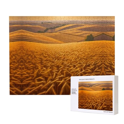 Poezjzw Oatmeal Puzzles für Erwachsene, 500 Teile, Holzpuzzle für Familie, Freunde, Heimdekoration, Wandkunst, 50 x 38 cm Poezjzw Oatmeal Puzzles für Erwachsene, 500 Teile, Holzpuzzle für Familie, Freunde, Heimdekoration, Wandkunst, 50 x 38 cm von POEZJZW