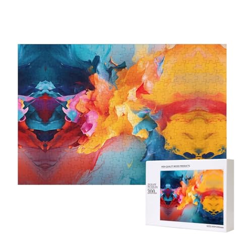 Poezjzw Paletten-Puzzles für Erwachsene, 300 Teile, Holzpuzzle für Familie, Freunde, Heimdekoration, Wandkunst, 15,7 x 27,9 cm Poezjzw Paletten-Puzzles für Erwachsene, 300 Teile, Holzpuzzle für Familie, Freunde, Heimdekoration, Wandkunst, 15,7 x 27,9 cm von POEZJZW