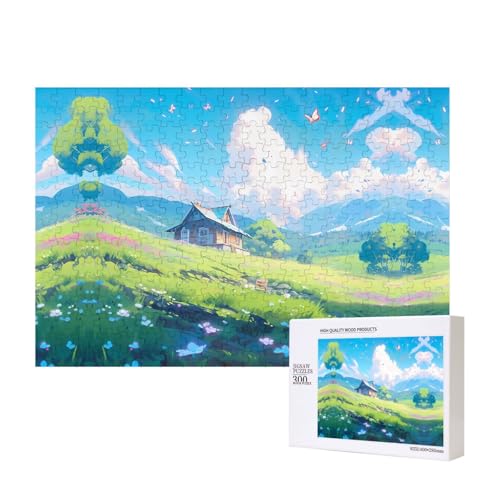 Poezjzw Peak Building Puzzles für Erwachsene, 300 Teile, Holzpuzzle für Familie, Freunde, Heimdekoration, Wandkunst, 15,7 x 27,9 cm Poezjzw Peak Building Puzzles für Erwachsene, 300 Teile, Holzpuzzle für Familie, Freunde, Heimdekoration, Wandkunst, 15,7 x 27,9 cm von POEZJZW