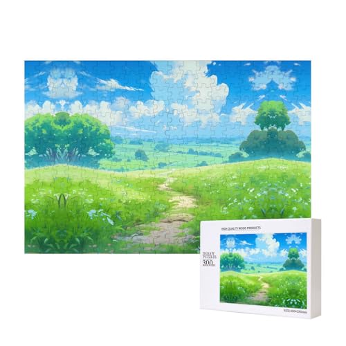 Poezjzw Plateau-Puzzles für Erwachsene, 300 Teile, Holzpuzzle für Familie, Freunde, Heimdekoration, Wandkunst, 15,7 x 27,9 cm Poezjzw Plateau-Puzzles für Erwachsene, 300 Teile, Holzpuzzle für Familie, Freunde, Heimdekoration, Wandkunst, 15,7 x 27,9 cm von POEZJZW