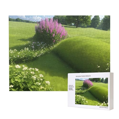 Poezjzw Prairie Klassisches Puzzle für Erwachsene, 500 Teile, Holzpuzzle, moderne Wohnkultur, intellektuelles Spiel, 52 x 38 cm Poezjzw Prairie Klassisches Puzzle für Erwachsene, 500 Teile, Holzpuzzle, moderne Wohnkultur, intellektuelles Spiel, 52 x 38 cm von POEZJZW