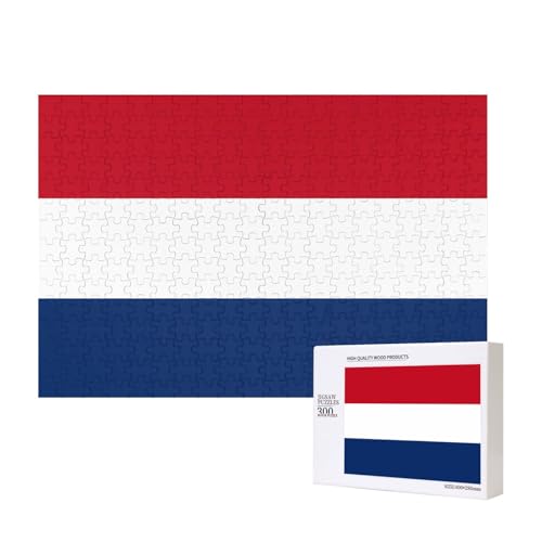 Poezjzw Puzzle mit niederländischer Flagge für Erwachsene, 300 Teile, Holzpuzzle für Familie, Freunde, Heimdekoration, Wandkunst, 15,7 x 27,9 cm Poezjzw Puzzle mit niederländischer Flagge für Erwachsene, 300 Teile, Holzpuzzle für Familie, Freunde, Heimdekoration, Wandkunst, 15,7 x 27,9 cm von POEZJZW