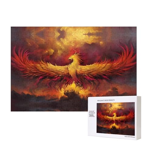 Poezjzw Puzzles für Erwachsene, 300 Teile, geeignet für Familienfreizeit und Verbesserung der praktischen Fähigkeit, Fantasie-Phoenix-Muster Poezjzw Puzzles für Erwachsene, 300 Teile, geeignet für Familienfreizeit und Verbesserung der praktischen Fähigkeit, Fantasie-Phoenix-Muster von POEZJZW
