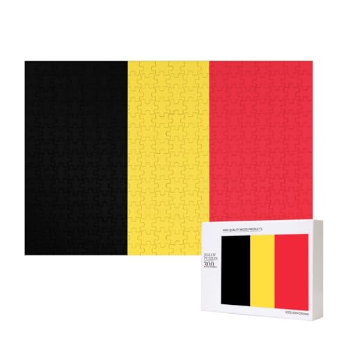 Poezjzw Puzzles für Erwachsene, 300 Teile, geeignet für Familienfreizeit und Verbesserung der praktischen Fähigkeit, Flagge von Belgien Poezjzw Puzzles für Erwachsene, 300 Teile, geeignet für Familienfreizeit und Verbesserung der praktischen Fähigkeit, Flagge von Belgien von POEZJZW