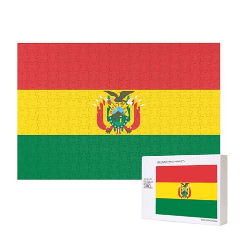 Poezjzw Puzzles für Erwachsene, 300 Teile, geeignet für Familienfreizeit und Verbesserung der praktischen Fähigkeit, Flagge von Bolivien Poezjzw Puzzles für Erwachsene, 300 Teile, geeignet für Familienfreizeit und Verbesserung der praktischen Fähigkeit, Flagge von Bolivien von POEZJZW