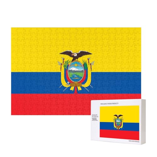 Poezjzw Puzzles für Erwachsene, 300 Teile, geeignet für Familienfreizeit und Verbesserung der praktischen Fähigkeit, Flagge von Ecuador Muster Poezjzw Puzzles für Erwachsene, 300 Teile, geeignet für Familienfreizeit und Verbesserung der praktischen Fähigkeit, Flagge von Ecuador Muster von POEZJZW