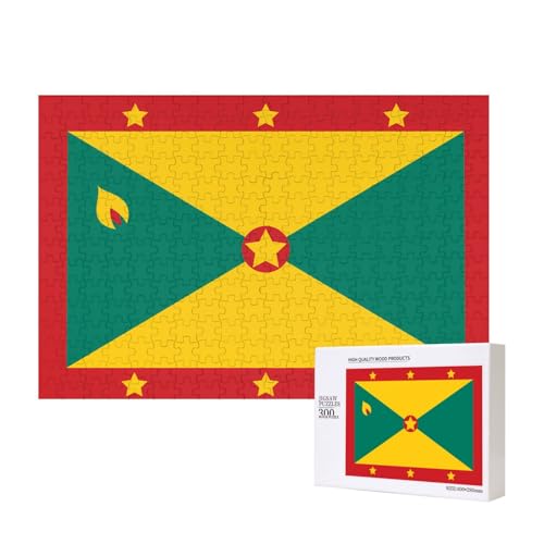 Poezjzw Puzzles für Erwachsene, 300 Teile, geeignet für Familienfreizeit und Verbesserung der praktischen Fähigkeit, Flagge von Grenada Muster Poezjzw Puzzles für Erwachsene, 300 Teile, geeignet für Familienfreizeit und Verbesserung der praktischen Fähigkeit, Flagge von Grenada Muster von POEZJZW