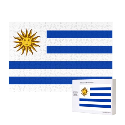 Poezjzw Puzzles für Erwachsene, 300 Teile, geeignet für Familienfreizeit und Verbesserung der praktischen Fähigkeit, Flagge von Uruguay Muster Poezjzw Puzzles für Erwachsene, 300 Teile, geeignet für Familienfreizeit und Verbesserung der praktischen Fähigkeit, Flagge von Uruguay Muster von POEZJZW