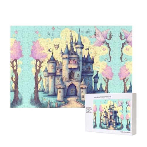 Poezjzw Puzzles für Erwachsene, 300 Teile, geeignet für Familienfreizeit und Verbesserung der praktischen Fähigkeit, Märchenschloss-Muster Poezjzw Puzzles für Erwachsene, 300 Teile, geeignet für Familienfreizeit und Verbesserung der praktischen Fähigkeit, Märchenschloss-Muster von POEZJZW