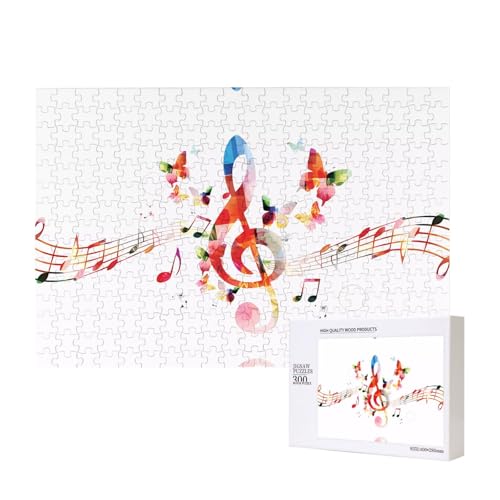 Poezjzw Puzzles für Erwachsene, 300 Teile, geeignet für Familienfreizeit und Verbesserung der praktischen Fähigkeit, Musik, Schmetterlingsmuster Poezjzw Puzzles für Erwachsene, 300 Teile, geeignet für Familienfreizeit und Verbesserung der praktischen Fähigkeit, Musik, Schmetterlingsmuster von POEZJZW