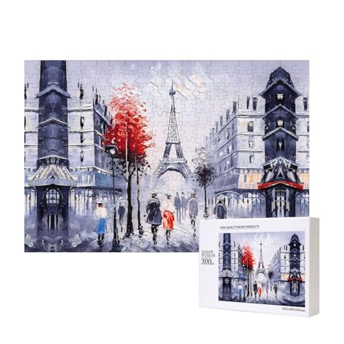 Poezjzw Puzzles für Erwachsene, 300 Teile, geeignet für Familienfreizeit und Verbesserung der praktischen Fähigkeit, Paris, Stadtbaum, Eiffelturm, Kunstmuster Poezjzw Puzzles für Erwachsene, 300 Teile, geeignet für Familienfreizeit und Verbesserung der praktischen Fähigkeit, Paris, Stadtbaum, Eiffelturm, Kunstmuster von POEZJZW