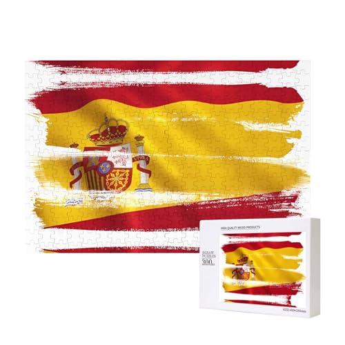 Poezjzw Puzzles für Erwachsene, 300 Teile, geeignet für Familienfreizeit und Verbesserung der praktischen Fähigkeit, Spanien-Flaggenmuster Poezjzw Puzzles für Erwachsene, 300 Teile, geeignet für Familienfreizeit und Verbesserung der praktischen Fähigkeit, Spanien-Flaggenmuster von POEZJZW
