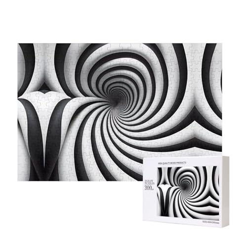 Poezjzw Puzzles für Erwachsene, 300 Teile, geeignet für Familienfreizeit und Verbesserung der praktischen Fähigkeit, Spirale, optische Täuschung, Gif-Muster Poezjzw Puzzles für Erwachsene, 300 Teile, geeignet für Familienfreizeit und Verbesserung der praktischen Fähigkeit, Spirale, optische Täuschung, Gif-Muster von POEZJZW