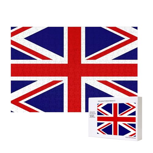Poezjzw Puzzles für Erwachsene, 300 Teile, geeignet für Familienfreizeit und Verbesserung der praktischen Fähigkeit, britisches Flaggenmuster Poezjzw Puzzles für Erwachsene, 300 Teile, geeignet für Familienfreizeit und Verbesserung der praktischen Fähigkeit, britisches Flaggenmuster von POEZJZW