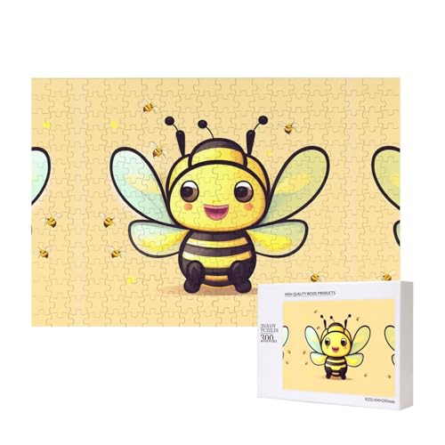 Poezjzw Puzzles für Erwachsene, 300 Teile, geeignet für Familienfreizeit und Verbesserung der praktischen Fähigkeit, gelbes Bienenmuster Poezjzw Puzzles für Erwachsene, 300 Teile, geeignet für Familienfreizeit und Verbesserung der praktischen Fähigkeit, gelbes Bienenmuster von POEZJZW