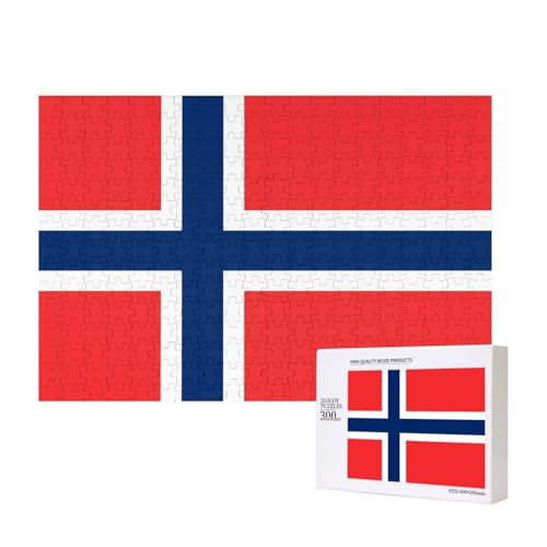 Poezjzw Puzzles für Erwachsene, 300 Teile, geeignet für Familienfreizeit und Verbesserung der praktischen Fähigkeit, norwegisches Flaggenmuster Poezjzw Puzzles für Erwachsene, 300 Teile, geeignet für Familienfreizeit und Verbesserung der praktischen Fähigkeit, norwegisches Flaggenmuster von POEZJZW