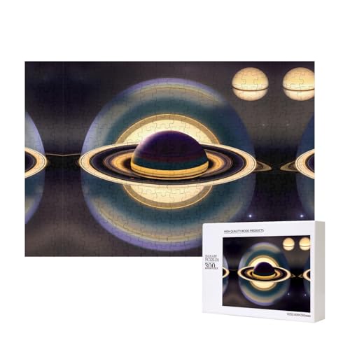 Poezjzw Puzzles für Erwachsene, 300 Teile, geeignet für Familienfreizeit und Verbesserung der praktischen Fähigkeit, schönes Saturn-Muster Poezjzw Puzzles für Erwachsene, 300 Teile, geeignet für Familienfreizeit und Verbesserung der praktischen Fähigkeit, schönes Saturn-Muster von POEZJZW