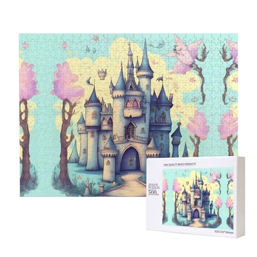 Poezjzw Puzzles für Erwachsene, 500 Teile, geeignet für Familienfreizeit und Verbesserung der praktischen Fähigkeit, Märchenschloss-Muster Poezjzw Puzzles für Erwachsene, 500 Teile, geeignet für Familienfreizeit und Verbesserung der praktischen Fähigkeit, Märchenschloss-Muster von POEZJZW