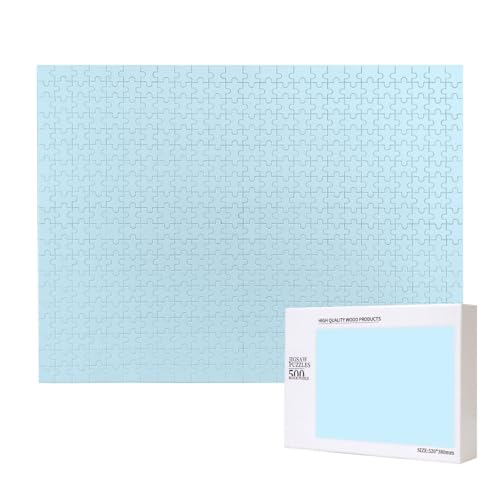 Poezjzw Puzzles für Erwachsene, 500 Teile, geeignet für Familienfreizeit und Verbesserung der praktischen Fähigkeit, einfarbig, kleines, frisches Muster Poezjzw Puzzles für Erwachsene, 500 Teile, geeignet für Familienfreizeit und Verbesserung der praktischen Fähigkeit, einfarbig, kleines, frisches Muster von POEZJZW