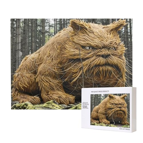 Poezjzw Puzzles für Erwachsene, 500 Teile, geeignet für Familienfreizeit und Verbesserung der praktischen Fähigkeit, seltsames Monstermuster Poezjzw Puzzles für Erwachsene, 500 Teile, geeignet für Familienfreizeit und Verbesserung der praktischen Fähigkeit, seltsames Monstermuster von POEZJZW