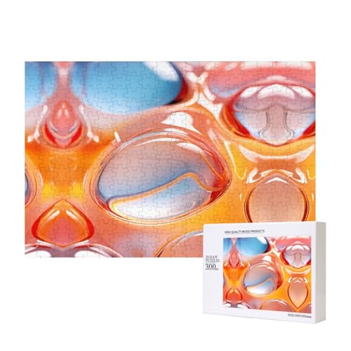 Poezjzw Quallen-Puzzles für Erwachsene, 300 Teile, Holzpuzzle für Familie, Freunde, Heimdekoration, Wandkunst, 15,7 x 27,9 cm Poezjzw Quallen-Puzzles für Erwachsene, 300 Teile, Holzpuzzle für Familie, Freunde, Heimdekoration, Wandkunst, 15,7 x 27,9 cm von POEZJZW