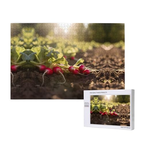Poezjzw Rüben-Puzzles für Erwachsene, 1000 Teile, Holzpuzzle für Familie, Freunde, Heimdekoration, Wandkunst, 75 x 50 cm Poezjzw Rüben-Puzzles für Erwachsene, 1000 Teile, Holzpuzzle für Familie, Freunde, Heimdekoration, Wandkunst, 75 x 50 cm von POEZJZW