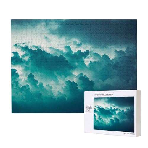 Poezjzw Size Of A Cloud Klassisches Puzzle für Erwachsene, 500 Teile, Holzpuzzle, moderne Wohnkultur, intellektuelles Spiel, 52 x 38 cm Poezjzw Size Of A Cloud Klassisches Puzzle für Erwachsene, 500 Teile, Holzpuzzle, moderne Wohnkultur, intellektuelles Spiel, 52 x 38 cm von POEZJZW