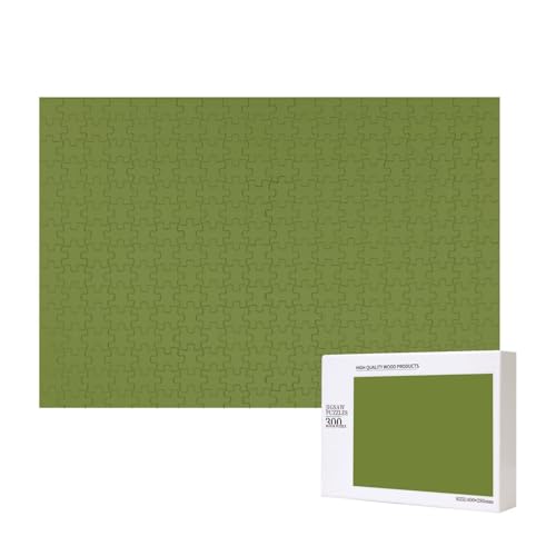 Poezjzw Solides dunkelgrünes klassisches Puzzle für Erwachsene, 300 Teile, Holzpuzzle, moderne Wohnkultur, intellektuelles Spiel, 40 x 28 cm Poezjzw Solides dunkelgrünes klassisches Puzzle für Erwachsene, 300 Teile, Holzpuzzle, moderne Wohnkultur, intellektuelles Spiel, 40 x 28 cm von POEZJZW