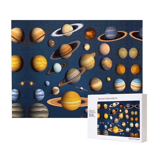 Poezjzw Sonnensystem Planeten Erwachsene Classic Jigsaw 500 Teile Holzpuzzle Moderne Wohnkultur Intellektuelles Spiel 52 X 38CM Poezjzw Sonnensystem Planeten Erwachsene Classic Jigsaw 500 Teile Holzpuzzle Moderne Wohnkultur Intellektuelles Spiel 52 X 38CM von POEZJZW
