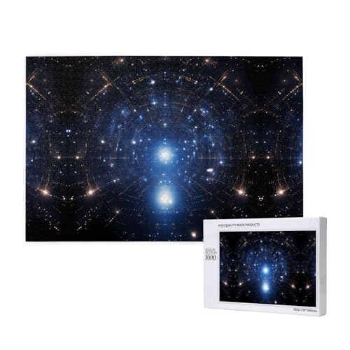 Poezjzw Sternenhimmel-Puzzles für Erwachsene, 1000 Teile, Holzpuzzle für Familie, Freunde, Heimdekoration, Wandkunst, 75 x 50 cm Poezjzw Sternenhimmel-Puzzles für Erwachsene, 1000 Teile, Holzpuzzle für Familie, Freunde, Heimdekoration, Wandkunst, 75 x 50 cm von POEZJZW