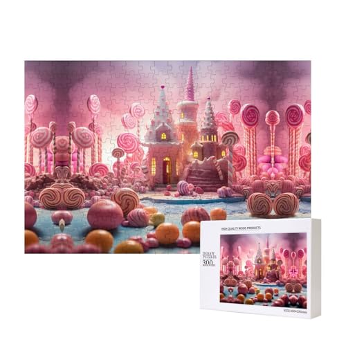 Poezjzw Süßigkeiten-Puzzles für Erwachsene, 300 Teile, Holzpuzzle für Familie, Freunde, Heimdekoration, Wandkunst, 15,7 x 27,9 cm Poezjzw Süßigkeiten-Puzzles für Erwachsene, 300 Teile, Holzpuzzle für Familie, Freunde, Heimdekoration, Wandkunst, 15,7 x 27,9 cm von POEZJZW
