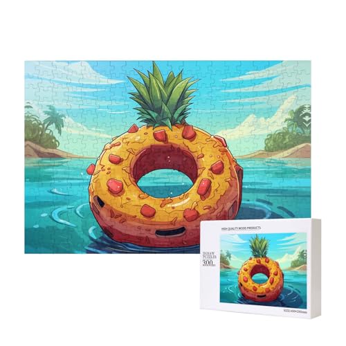 Poezjzw Summer Ananas-Frucht-Puzzles für Erwachsene, 300 Teile, Holzpuzzle für Familie, Freunde, Heimdekoration, Wandkunst, 15,7 x 27,9 cm Poezjzw Summer Ananas-Frucht-Puzzles für Erwachsene, 300 Teile, Holzpuzzle für Familie, Freunde, Heimdekoration, Wandkunst, 15,7 x 27,9 cm von POEZJZW