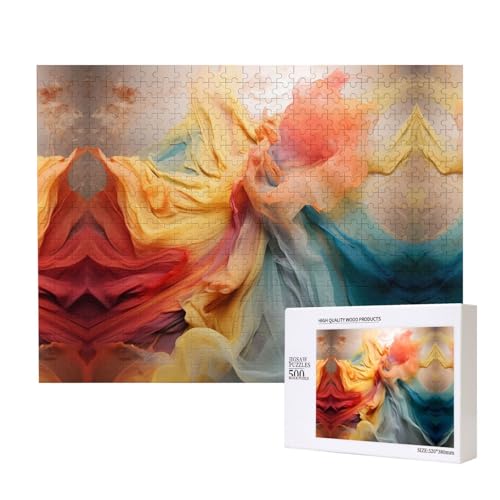 Poezjzw Swipe Puzzles für Erwachsene, 500 Teile, Holzpuzzle für Familie, Freunde, Heimdekoration, Wandkunst, 50 x 38 cm Poezjzw Swipe Puzzles für Erwachsene, 500 Teile, Holzpuzzle für Familie, Freunde, Heimdekoration, Wandkunst, 50 x 38 cm von POEZJZW