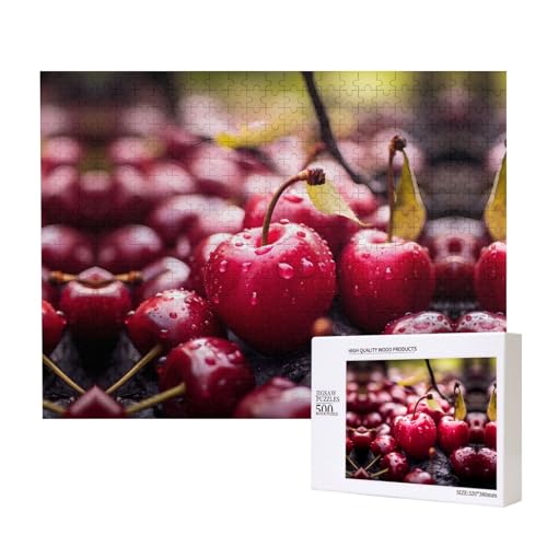 Poezjzw The Cherries Are Falling. Puzzles für Erwachsene, 500 Teile, Holzpuzzle für Familie, Freunde, Heimdekoration, Wandkunst, 500 x 38 cm Poezjzw The Cherries Are Falling. Puzzles für Erwachsene, 500 Teile, Holzpuzzle für Familie, Freunde, Heimdekoration, Wandkunst, 500 x 38 cm von POEZJZW