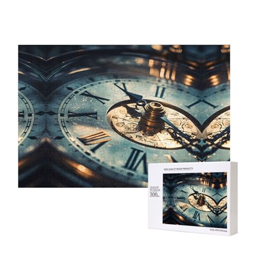 Poezjzw Timepieces Puzzles für Erwachsene, 300 Teile, Holzpuzzle für Familie, Freunde, Heimdekoration, Wandkunst, 15,7 x 27,9 cm Poezjzw Timepieces Puzzles für Erwachsene, 300 Teile, Holzpuzzle für Familie, Freunde, Heimdekoration, Wandkunst, 15,7 x 27,9 cm von POEZJZW