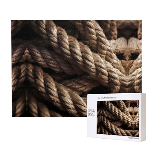 Poezjzw Twine Ball Puzzles für Erwachsene, 500 Teile, Holzpuzzle für Familie, Freunde, Heimdekoration, Wandkunst, 50 x 38 cm Poezjzw Twine Ball Puzzles für Erwachsene, 500 Teile, Holzpuzzle für Familie, Freunde, Heimdekoration, Wandkunst, 50 x 38 cm von POEZJZW