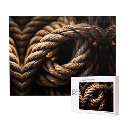Poezjzw Twine Puzzles für Erwachsene, 500 Teile, Holzpuzzle für Familie, Freunde, Heimdekoration, Wandkunst, 50 x 38 cm Poezjzw Twine Puzzles für Erwachsene, 500 Teile, Holzpuzzle für Familie, Freunde, Heimdekoration, Wandkunst, 50 x 38 cm von POEZJZW